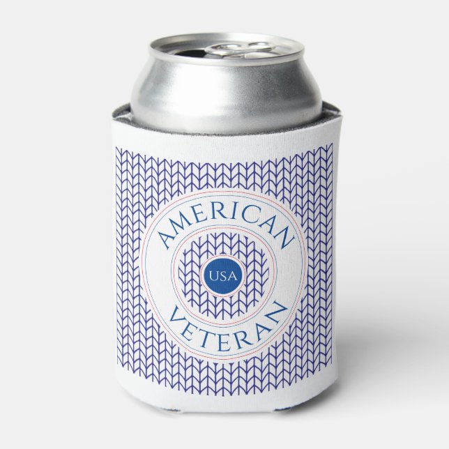 PORTA-LATA ISOLANTE DE LATA PARA VETERANO AMERICANO (Can Front)