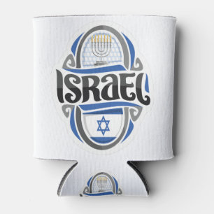 Porta-lata Israel Flag Israelitas