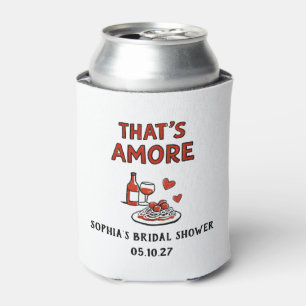 Porta-lata Isso É Amor Chuveiro de Noiva Italiano Caprichoso 
