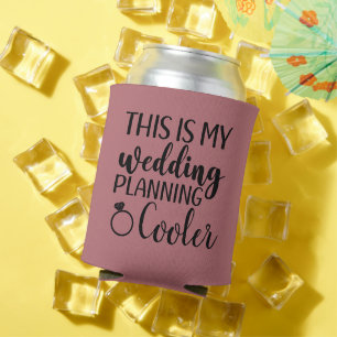 Porta-lata Isto é o planejamento do meu casamento Noiva para