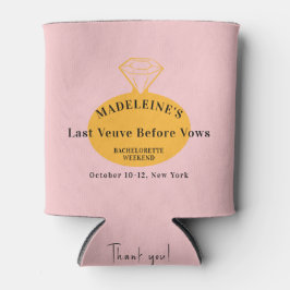 Porta-lata Itinerário de Fim de Semana de Despedida de Soltei