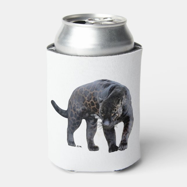 Porta-lata Jaguar Diablo White pode resfriar (Can Front)