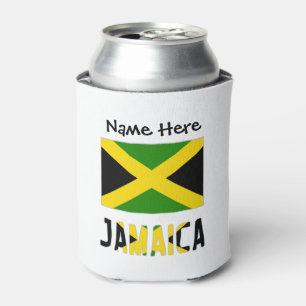 Porta-lata Jamaica e o Sinalizador jamaicano personalizado