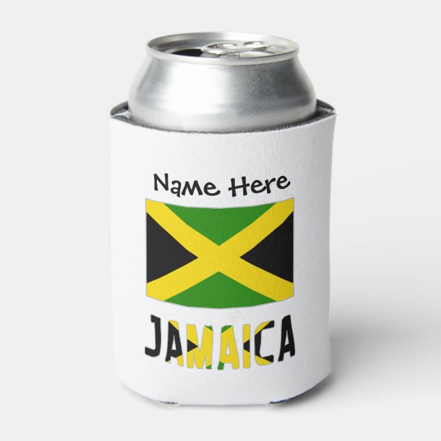 Porta-lata Jamaica e o Sinalizador jamaicano personalizado (Can Front)