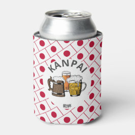 Porta-lata JAPÃO Kanpai 乾 杯 Cerveja Japonesa Excelente