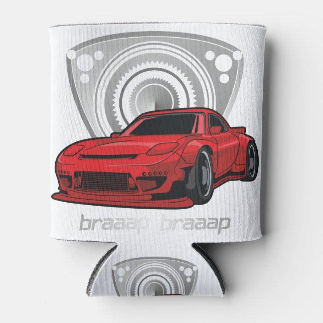 Porta-lata Japão Rotary Mazda RX7 BRAAP (Frente)