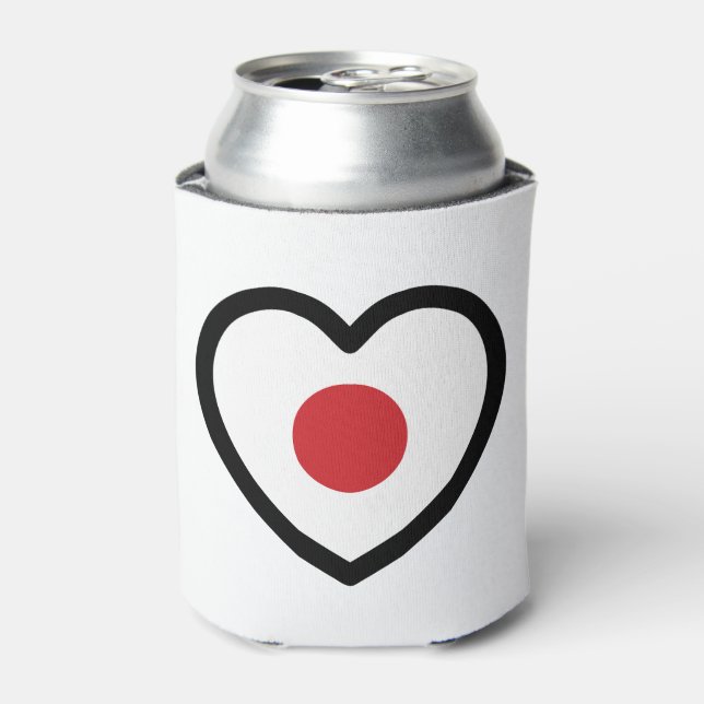 Porta-lata Japão | Sinalizador Japonês Heart (Can Front)