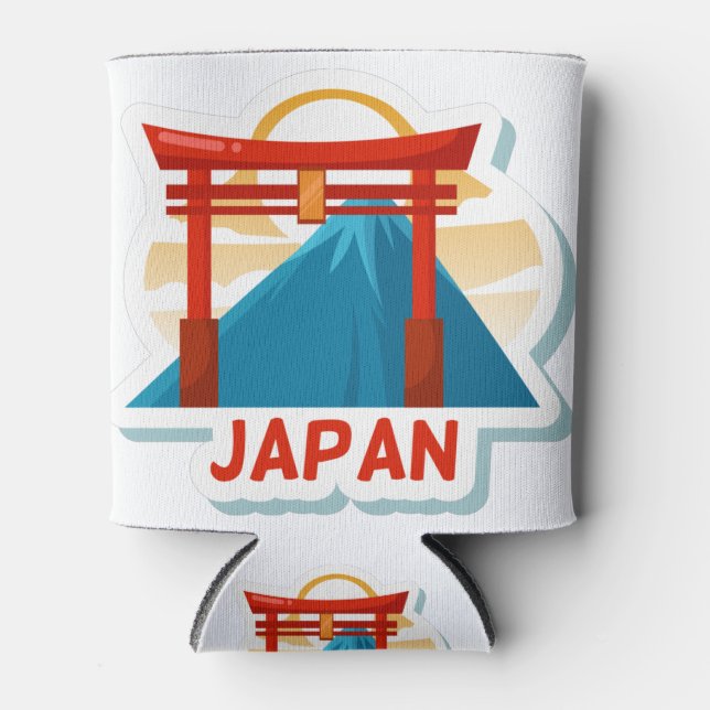 Porta-lata japão viagem para ícone japão country japan (Frente)