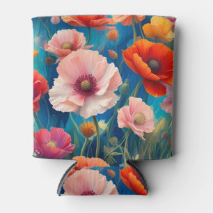 Porta-lata Jardim de Flores Papoula Multicoloridas-47569
