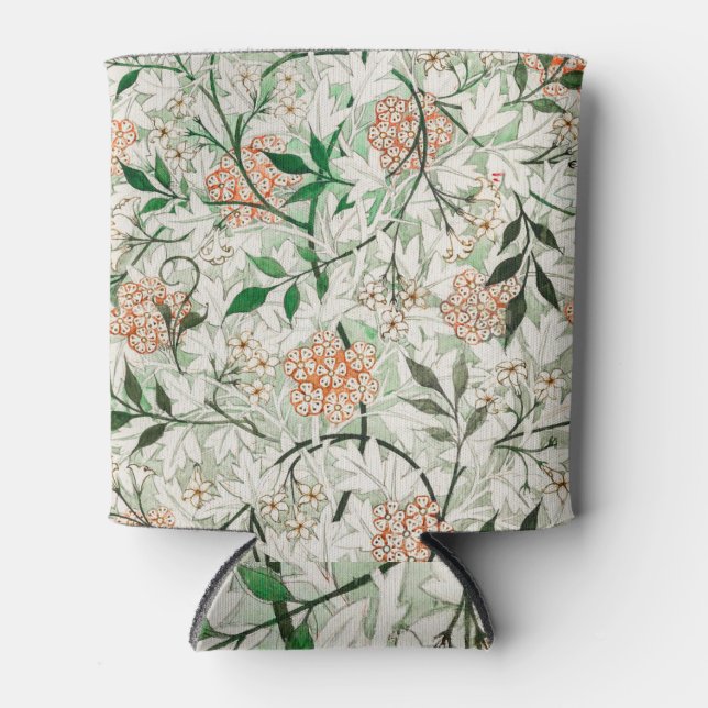 Porta-lata Jardim de Jasmim William Morris Flor Clássica (Frente)