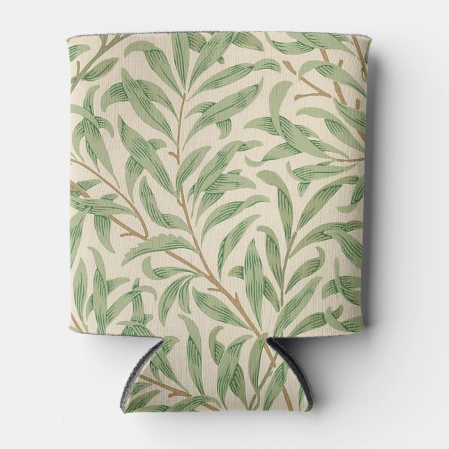 Porta-lata Jardim de Salgueiro de William Morris Flor Clássic (Frente)