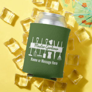 Porta-lata Jardineiro Mestre Verde Floresta Personalizado