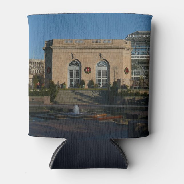 Porta-lata Jardins Botânicos no Natal em Washington DC (Frente)