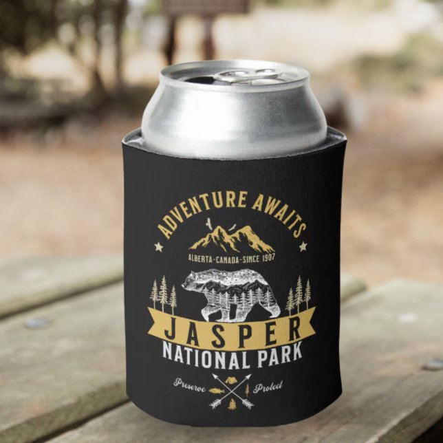 Porta-lata Jasper National Park Canada -Souvenir (Criador carregado)