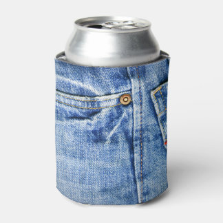 Porta-lata Jeans AZUIS FADRADOS