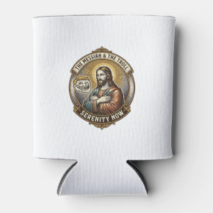 Porta-lata Jesus Cruzando os Braços Emoji de Rosto de Troll d