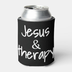 Porta-lata Jesus E Terapia Humor Cristão Para Christian Co