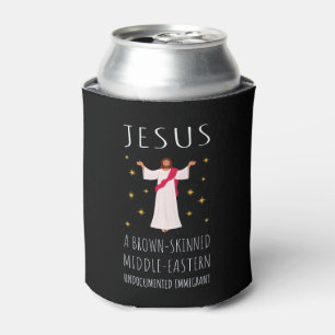Porta-lata Jesus Imigrante Indocumentado de Pele Morena I