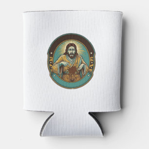 Porta-lata Jesus Manchou as Calças de Café Antes de Encontrar