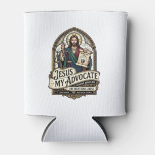 Porta-lata Jesus Meu Advogado Jesus Advogado Tribunal Cristão