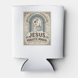 Porta-lata Jesus Monástico Minimalista Jesus Monástico Minima