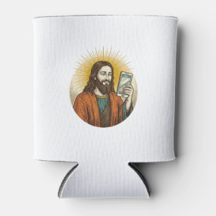 Porta-lata Jesus Vídeo Acidental Em Vez De Câmera De Foto Fal