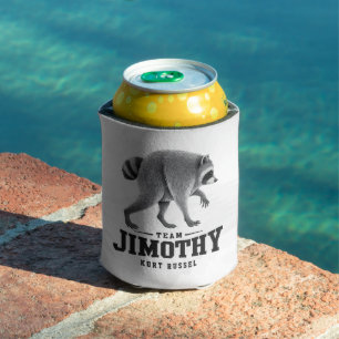 Porta-lata Jimothy Viral Guaxinim Camisa Divertida Vida Selva