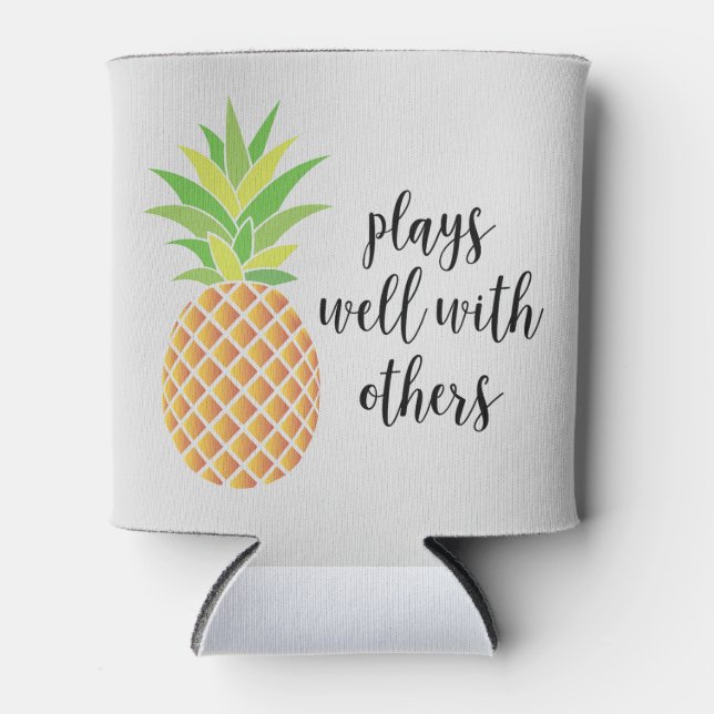 Porta-lata Joga bem com outros que podem resfriar (Frente)