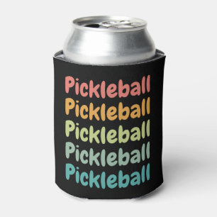 Porta-lata Jogador de Pickleball Retro Pickleball