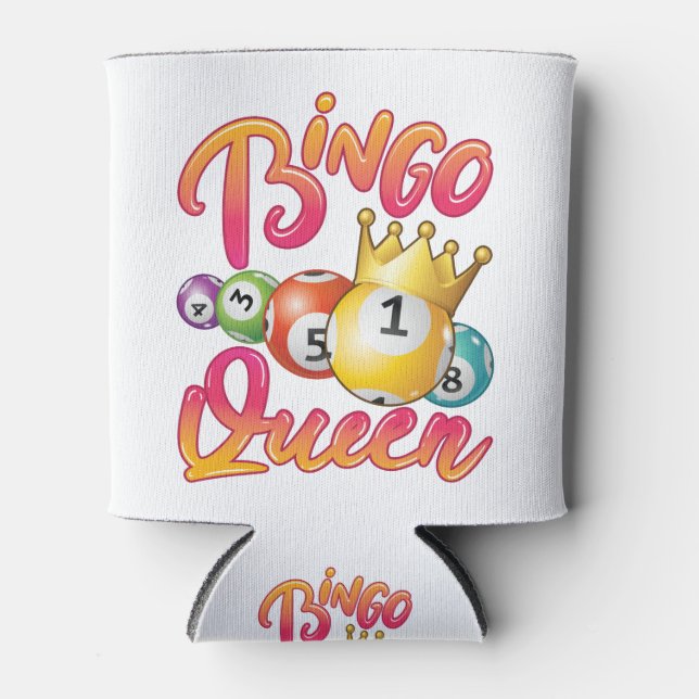 Porta-lata Jogo das Mulheres Rainhas do Bingo (Frente)