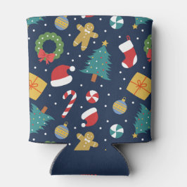 Porta-lata Jolly Jumble Holiday Beefeer Cooler