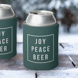Porta-lata Joy Peace Beer   Feriado Engraçado