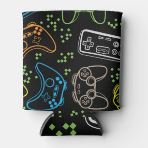 Porta-lata Joysticks brilhantes: legal padrão.