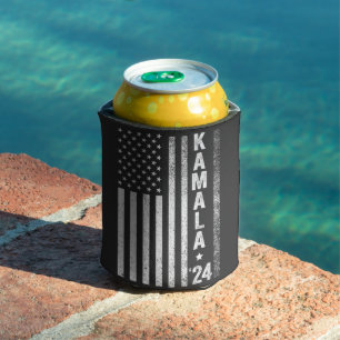 Porta-lata Kamala American Flag Presidente Election USA