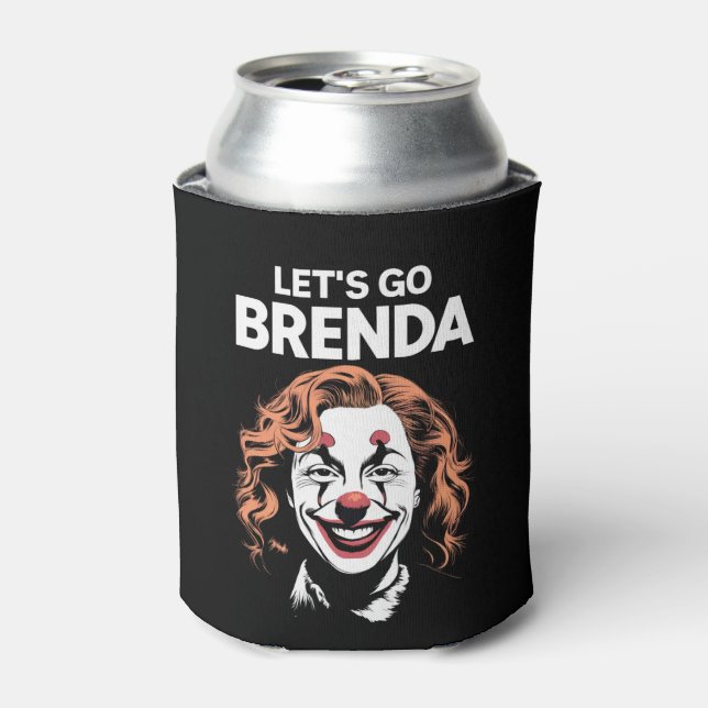 Porta-lata Kamala Clown Vamos Go Brenda (Can Front)