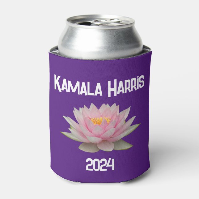 Porta-lata Kamala Harris Lotus 2024 (Can Front)