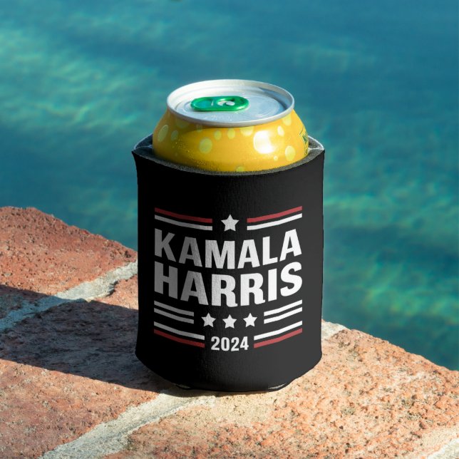Porta-lata Kamala Harris para as Pessoas de 2024 Presidente (Piscina in situ)