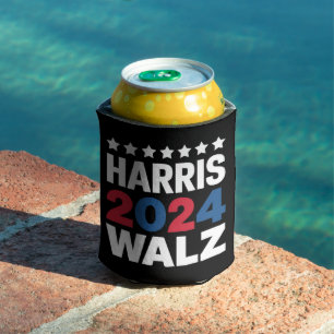 Porta-lata Kamala Harris Walz Para Presidente Vice-Presidente