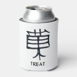 Porta-lata Kanji Treat White pode resfriar