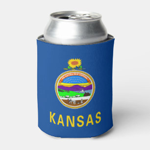 Porta-lata Kansas flag