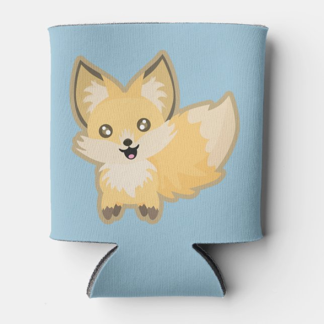 Porta-lata Kawaii Fox (Frente)