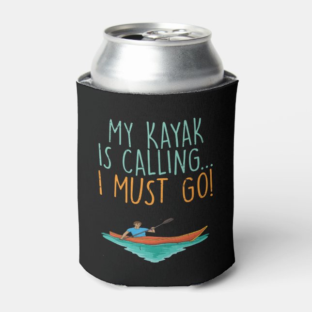 Porta-lata Kayaking Kayak Gift (Can Front)