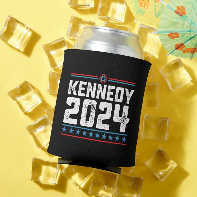 Porta-lata Kennedy para o Presidente 2024 (Verão in situ)