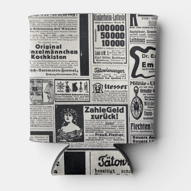 Porta-lata Kiev histórico: Ilustração do jornal de 1917 (Frente)