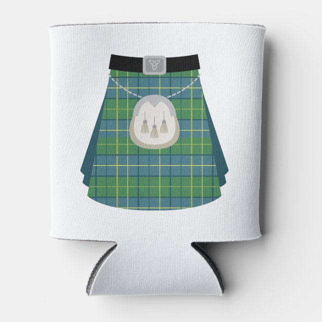Porta-lata Kilt Escocês (Frente)