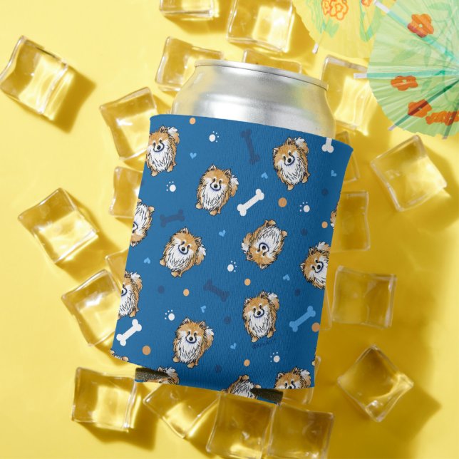 Porta-lata KiniArt Pomeraniano (Verão in situ)