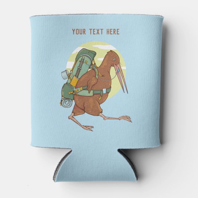 Porta-lata Kiwi caminhando (Frente)