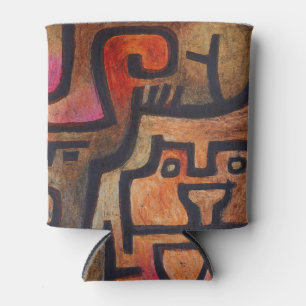 Porta-lata Klee Abstrato Red Abstrato Expressionista Natureza