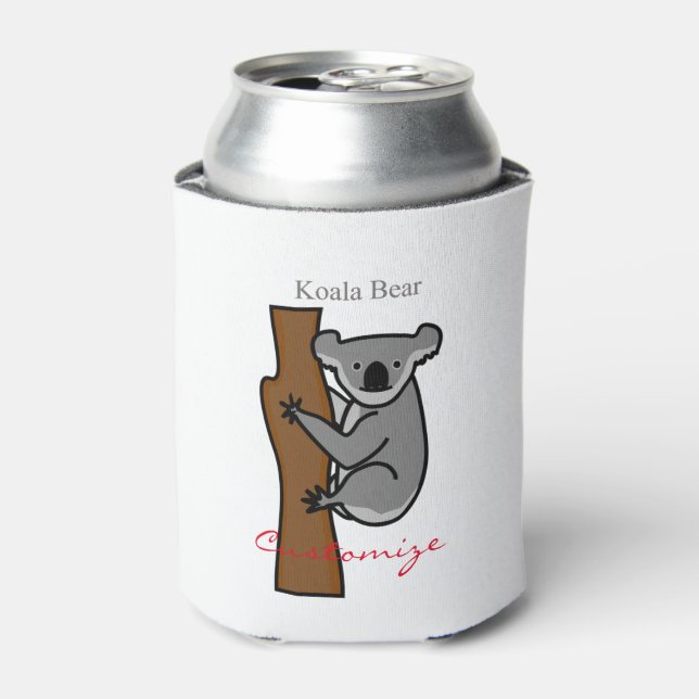 Porta-lata Koala Bear Subindo Árvore Troço_Cove (Can Front)
