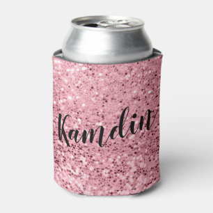 Porta-lata Koozie personalizado pode brilho Dourado